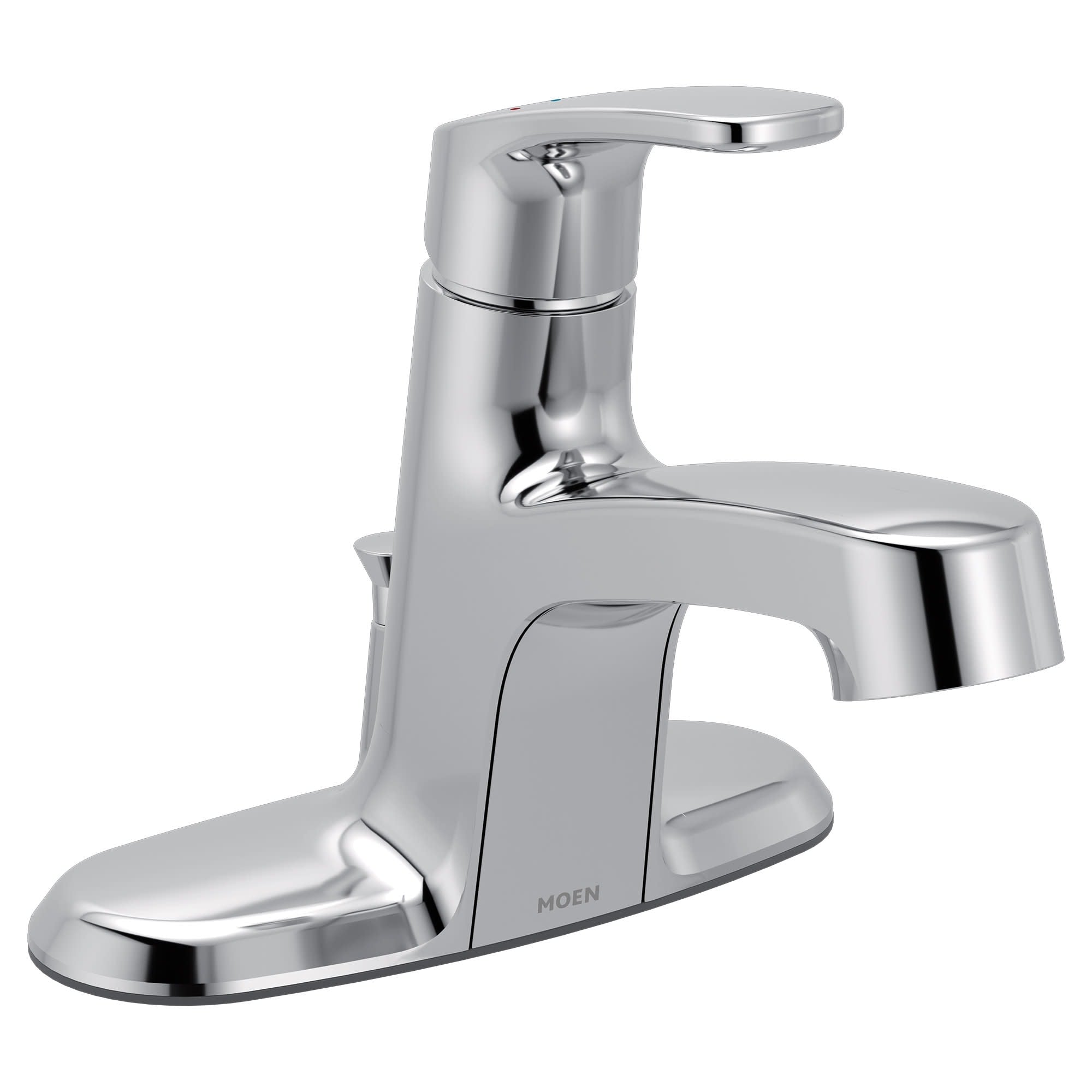 Moen L45701 Chateau 1.2 Gpm Centerset Bathroom Faucet With Pop Up Polished Chrome