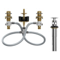 Moen 9000 M Pact 1 2 Ips Widespread Faucet Rough In Valve With Drain Natural