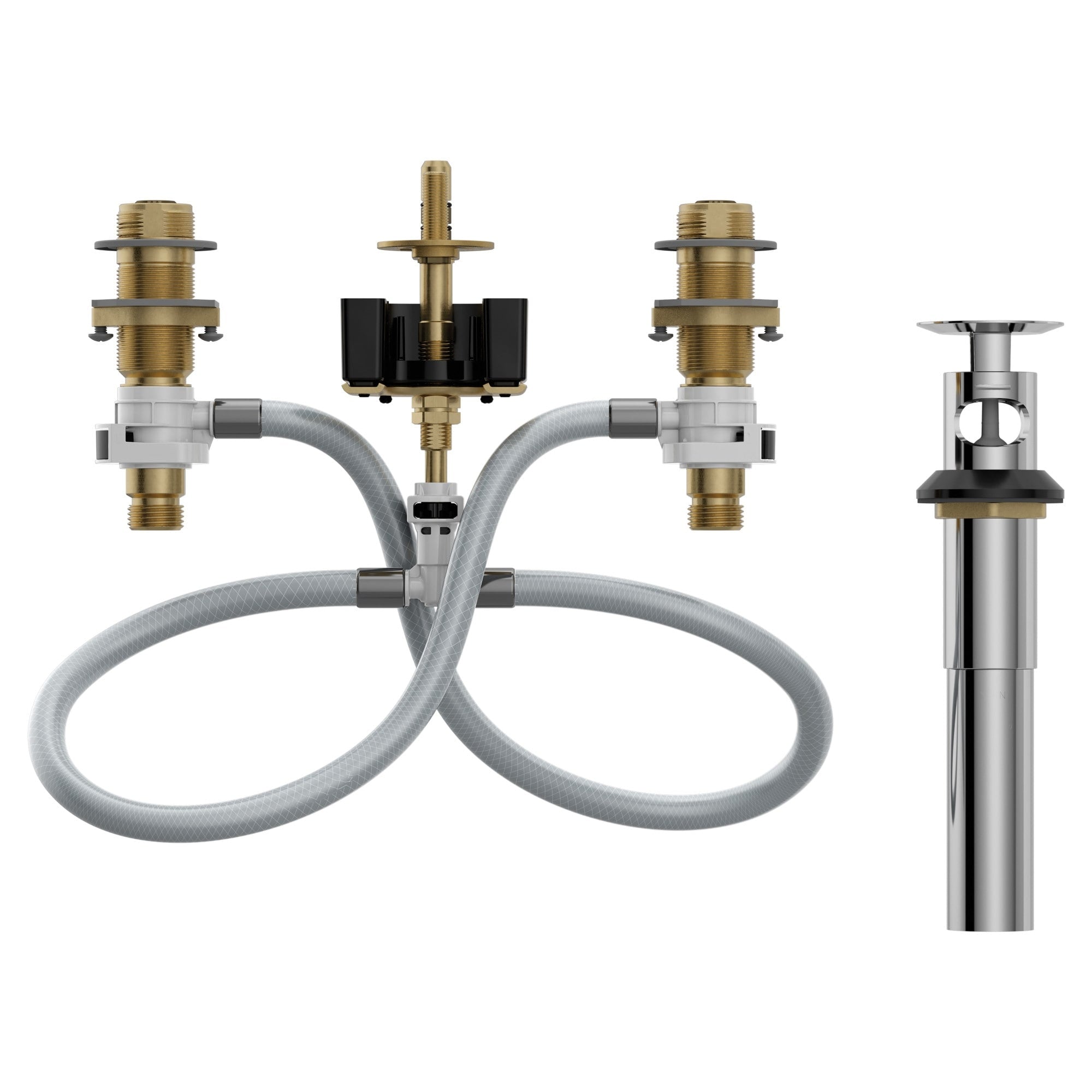 Moen 9000 M Pact 1 2 Ips Widespread Faucet Rough In Valve With Drain Natural