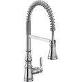 Moen S73104 Weymouth Spring Pre Rinse 1 Handle Pulldown Kitchen Faucet