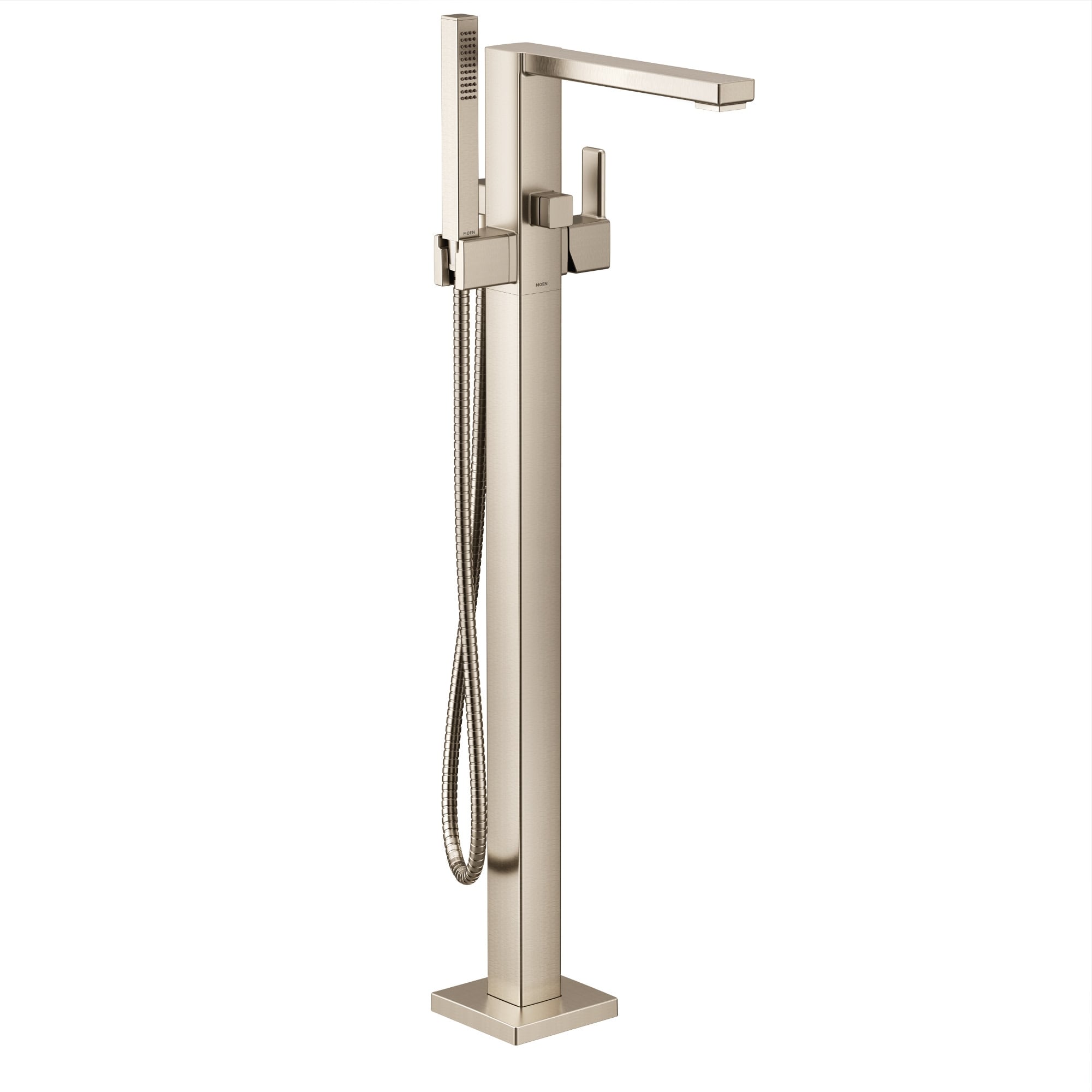Moen S905 90 Degree Floor Mounted Tub Filler With Built In Diverter Chrome