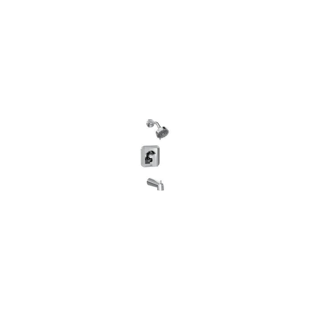 Moen T2473Ep Genta Tub And Shower Trim Package With Multi Function Shower Head Less Valve Chrome