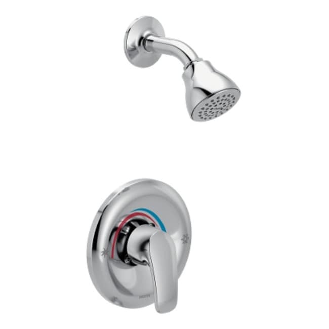 Moen Tl5182Ep Chateau Shower Only Trim Package With 1.75 Gpm Single Polished Chrome
