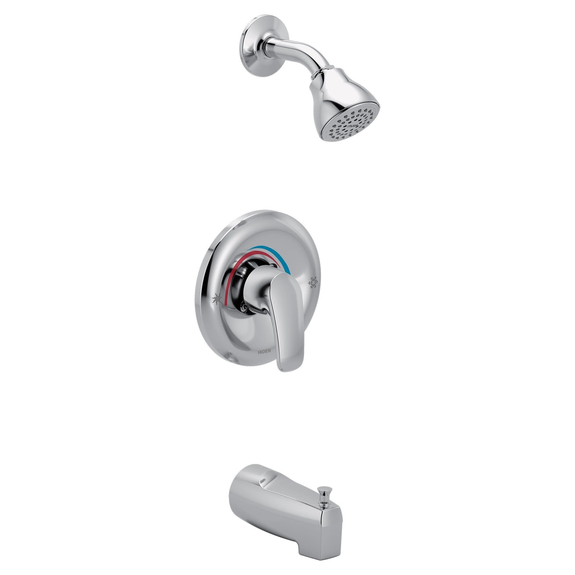 Moen Tl5183 Chateau Tub And Shower Trim Package With 2.5 Gpm Single Polished Chrome