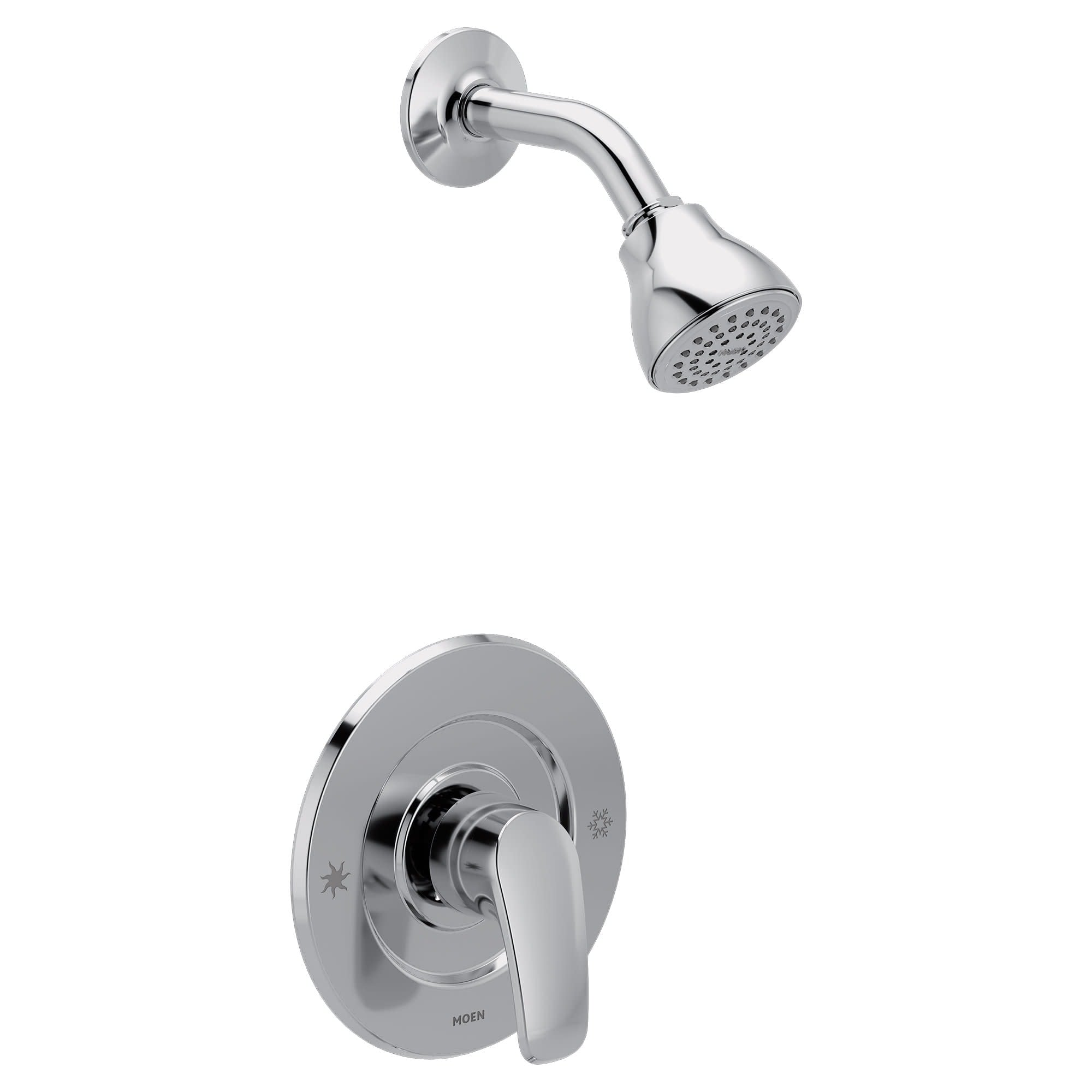 Moen Tl5473Ep Chateau Shower Only Trim Package With 1.75 Gpm Single Polished Chrome