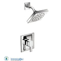 Moen Ts2712Ep Single Handle Posi Temp Pressure Balanced Shower Trim With Rain Shower Head From The 90 Degree Collection Less