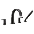 Moen Ts984 Doux Widespread Deck Mounted Roman Tub Filler With Built In Diverter