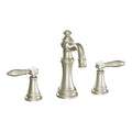 Moen Tvs42108 Weymouth 1.2 Gpm Widespread Bathroom Faucet With Pop Up