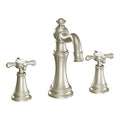 Moen Tvs42114 Weymouth 1.2 Gpm Widespread Bathroom Faucet With Pop Up