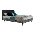 Mohave Mid Century Tundra Grey Acacia Queen Platform Bed