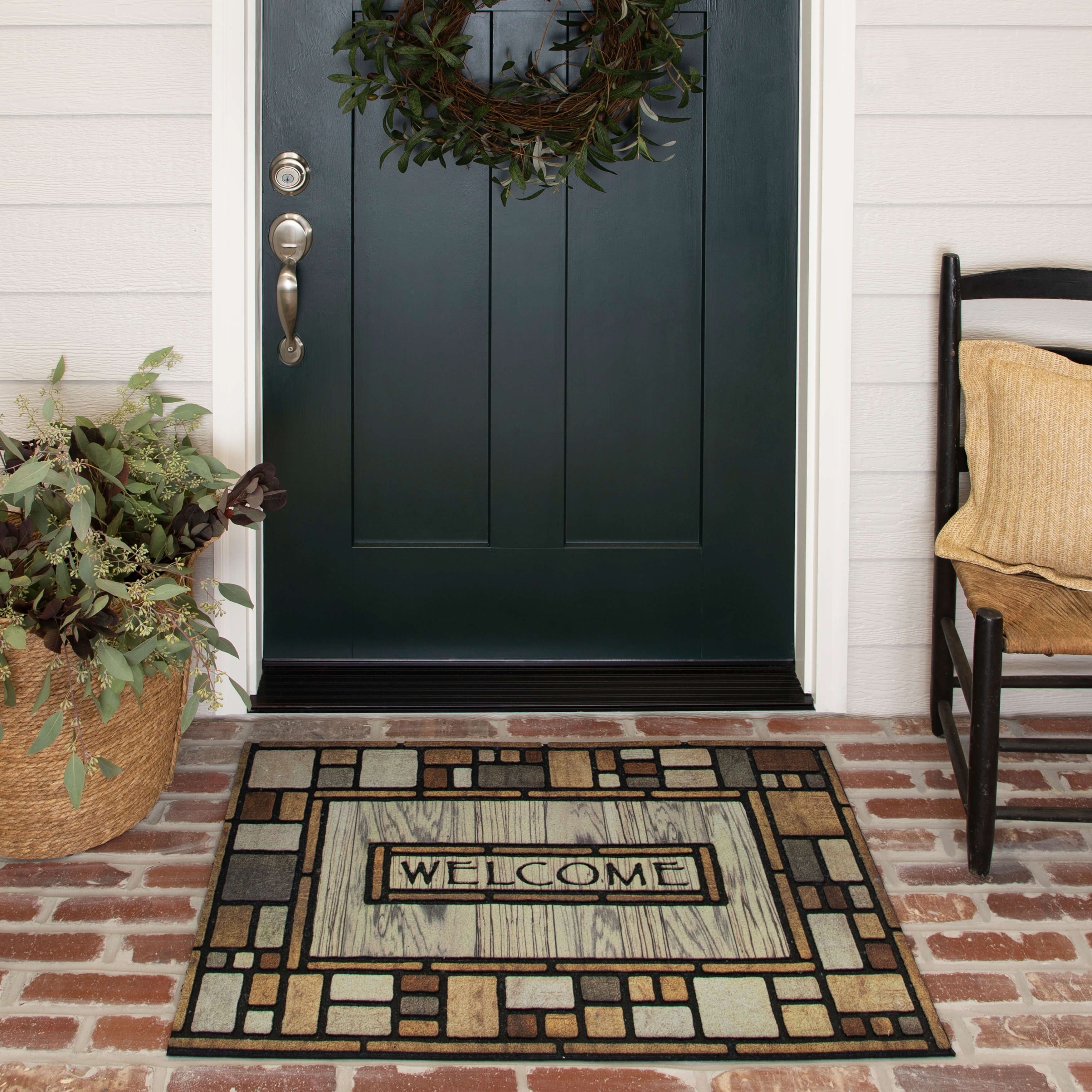 Mohawk Home Doorscapes Welcome Drifted Nature Door Mat 111 X 211