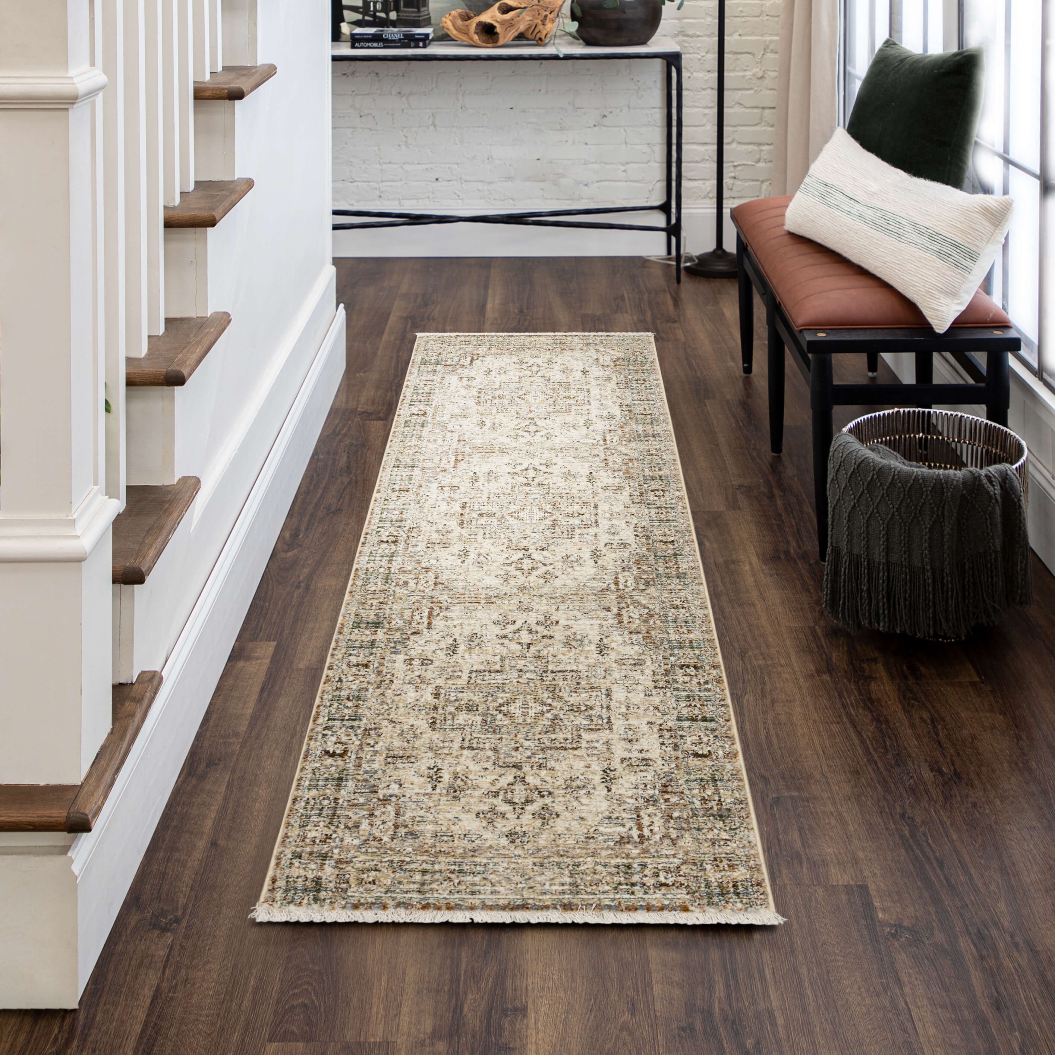 Mohawk Home Harlyn Cream Traditional Area Rug