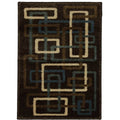 Mohawk Interlaced Brown Contemporary Area Rug