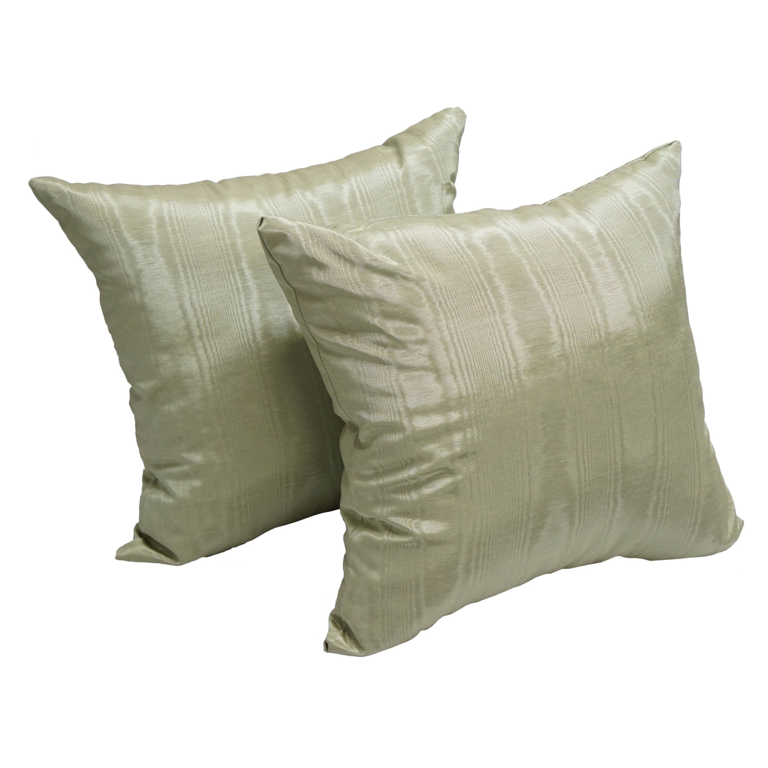 Moire Moss 17 Inch Accent Throw Pillow Set Of 2