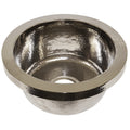 Mojito Hammered Polished Nickel Drop In Bar Prep Sink