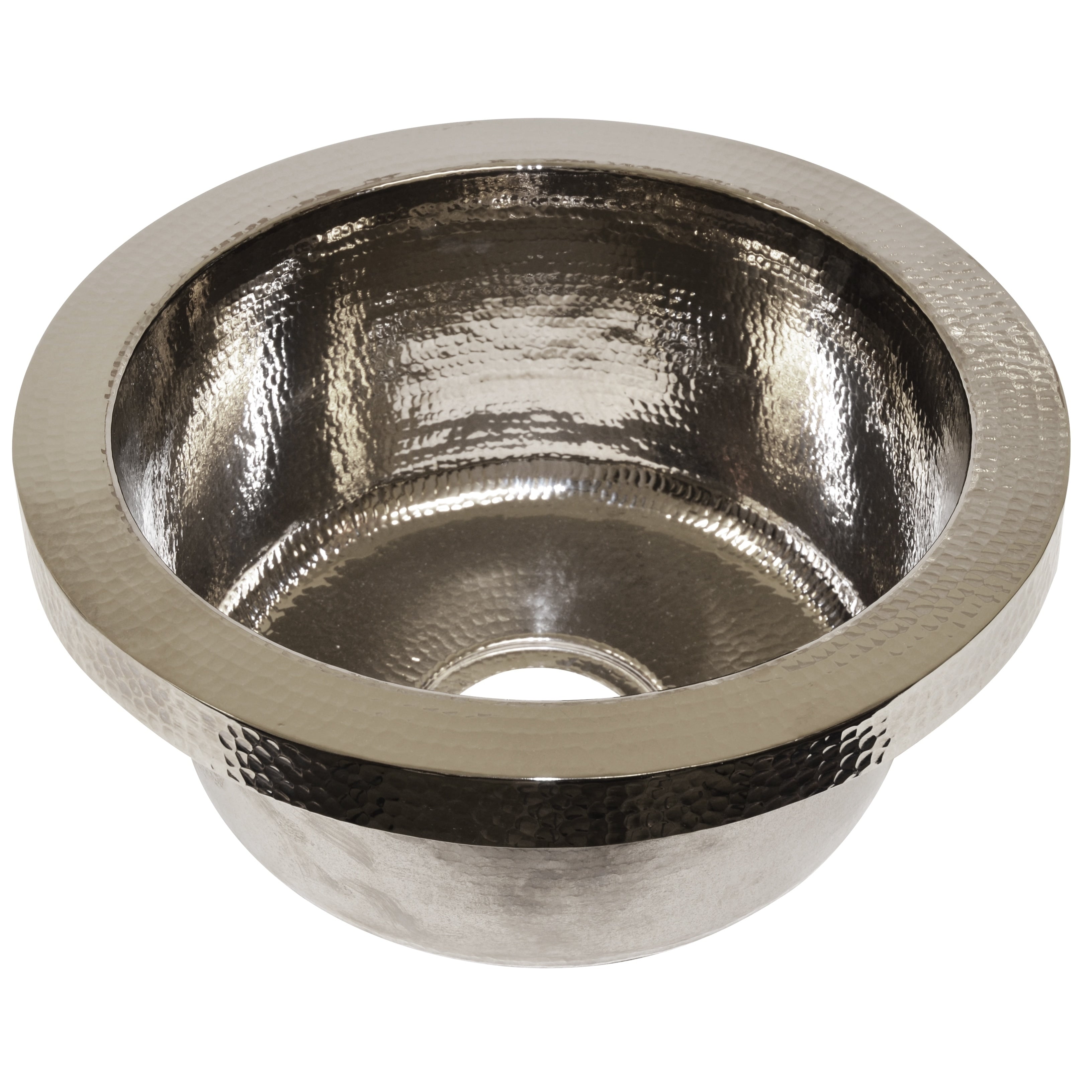Mojito Hammered Polished Nickel Drop In Bar Prep Sink
