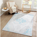 Momeni Afshar Machine Made Polyester Grey Area Rug 85 X 12