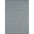 Momeni Baja Diamonds Charcoal Indoor Outdoor Area Runner 23 X 76