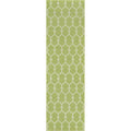 Havenside Home Trinity Trellis Green Indoor Outdoor Area Rug 67 X 96