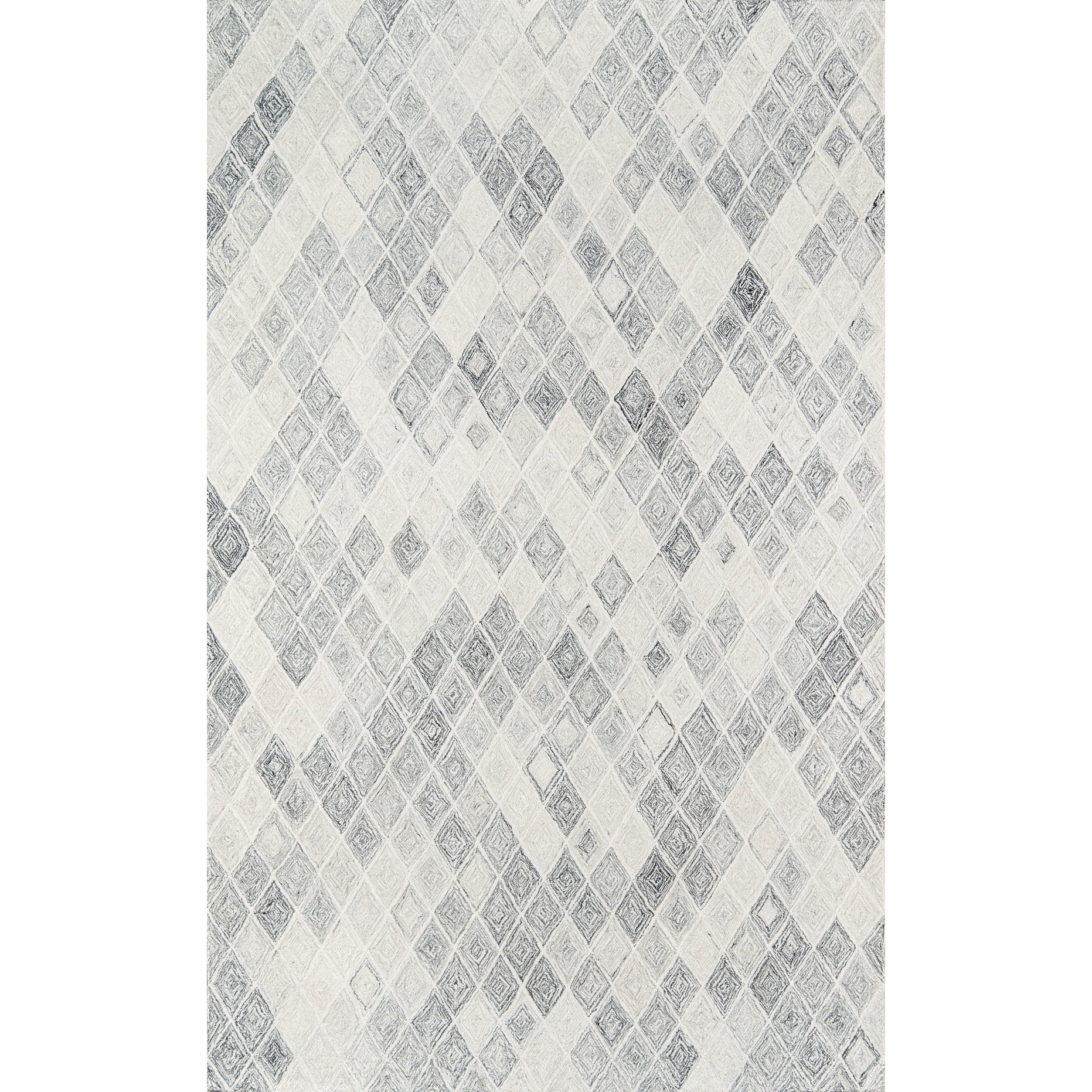 Momeni Cortland Hand Tufted Wool Grey Area Rug 2 X 3