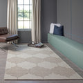 Momeni Delhi Arturo Beige Wool Area Rug 8 X 10