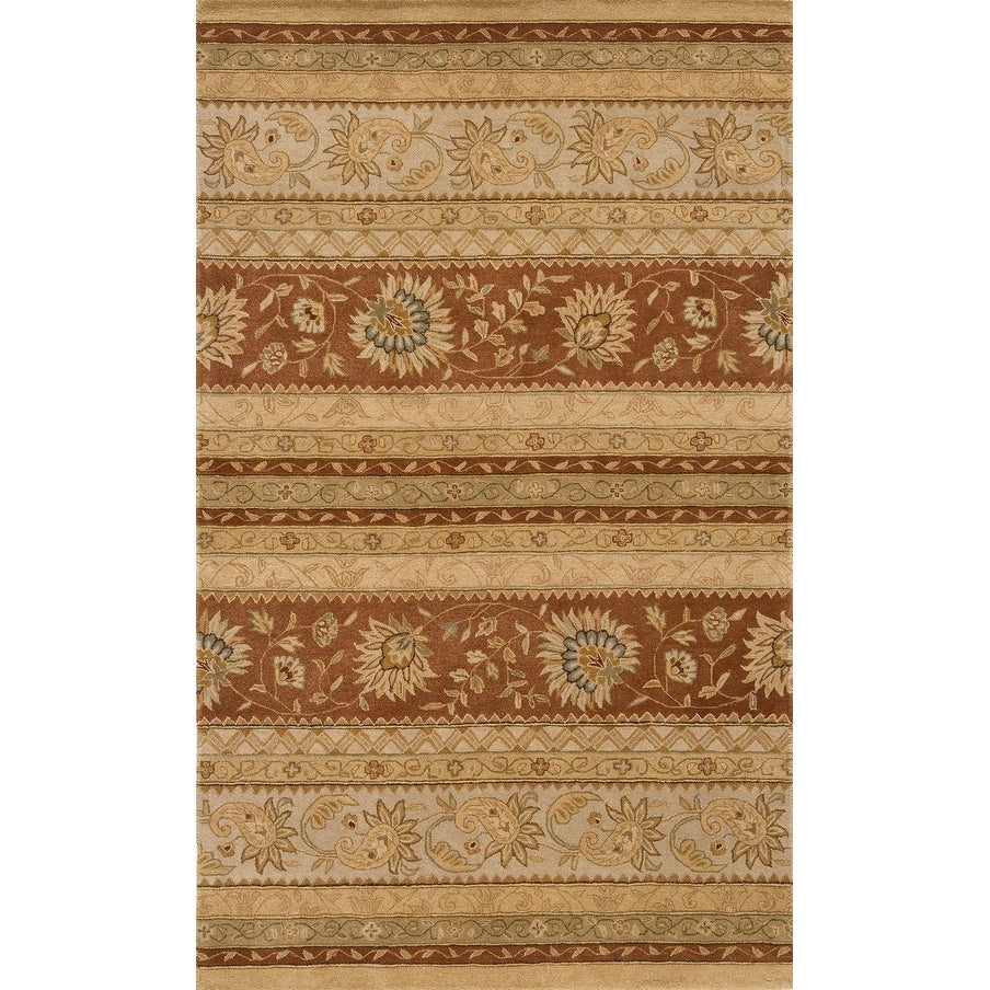 Momeni Imperial Court Hand Tufted Wool Earth Area Rug 2 X 3