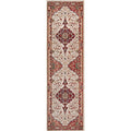 Momeni Lenox Le 02 Red Beige Area Rug 7 6 X 9 6 76 X 96