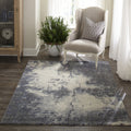 Momeni Loft Machine Made Polypropylene Grey Area Rug 53 X 76