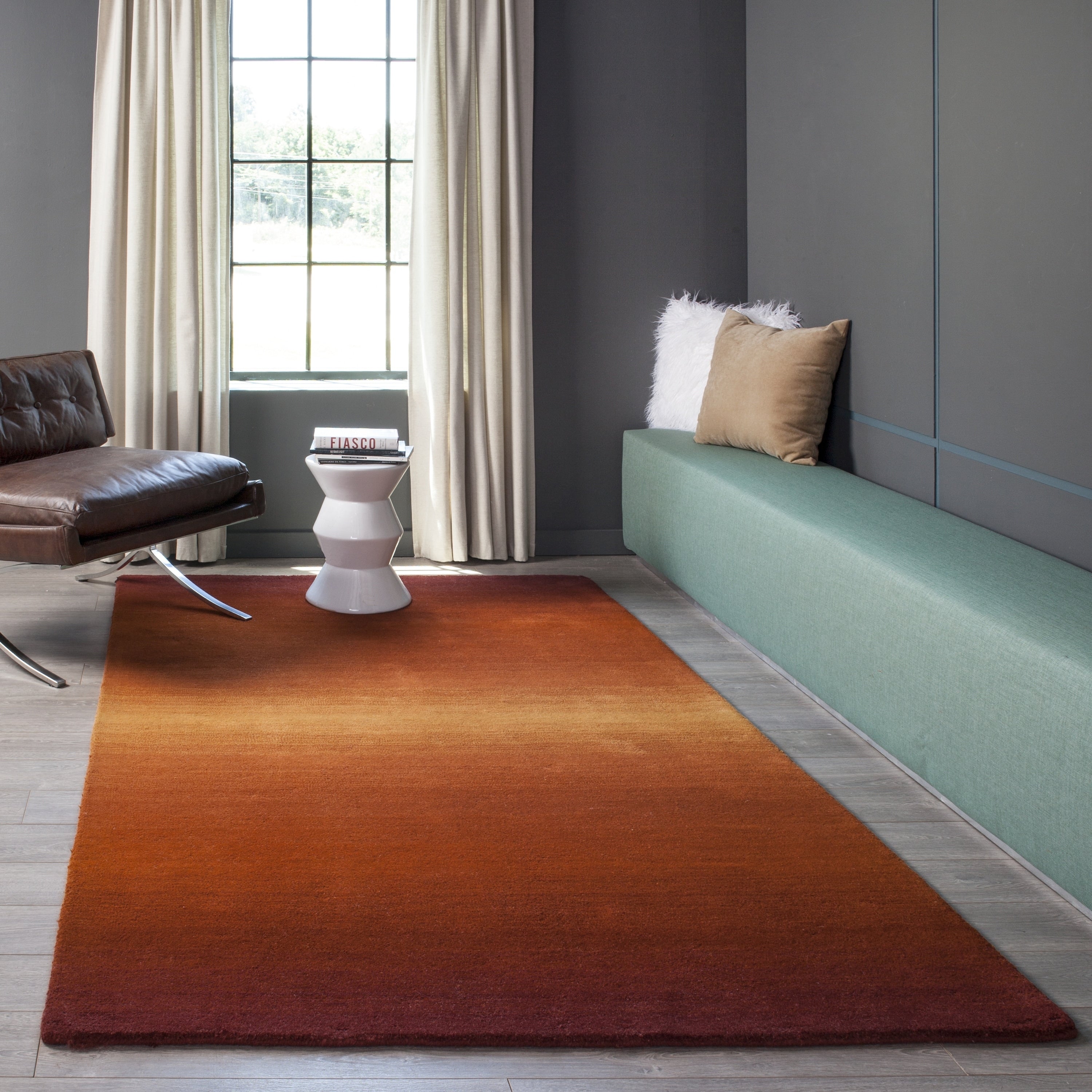 Momeni Manhattan Ombre Hand Loomed Wool Rug 96 X 136 96 X 136