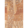 Momeni New Wave Beige Hand Tufted And Hand Carved Wool Rug 76 X 96 76 X 96