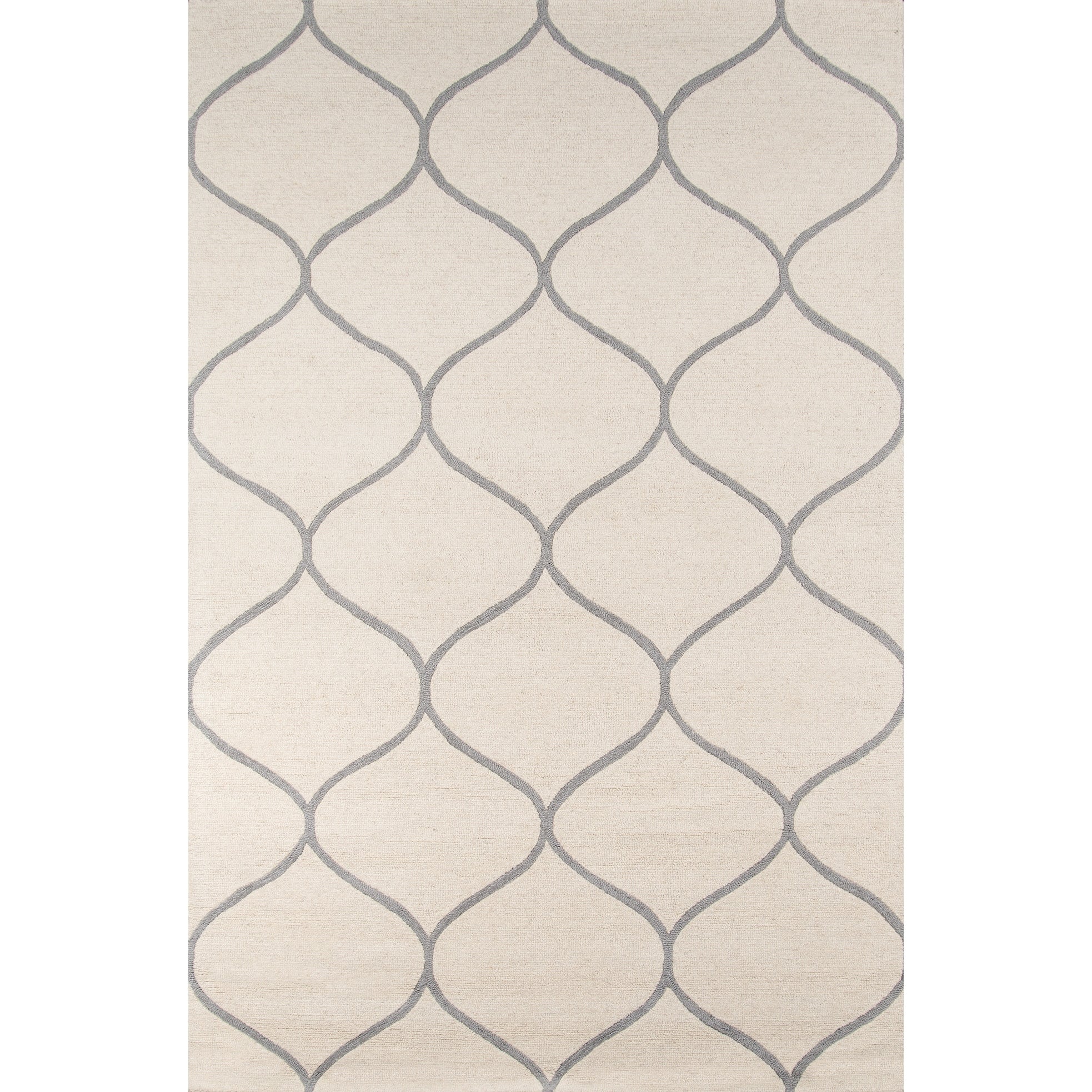 Momeni Newport Blue Hand Tufted Wool Rug 5 X 8 5 X 8