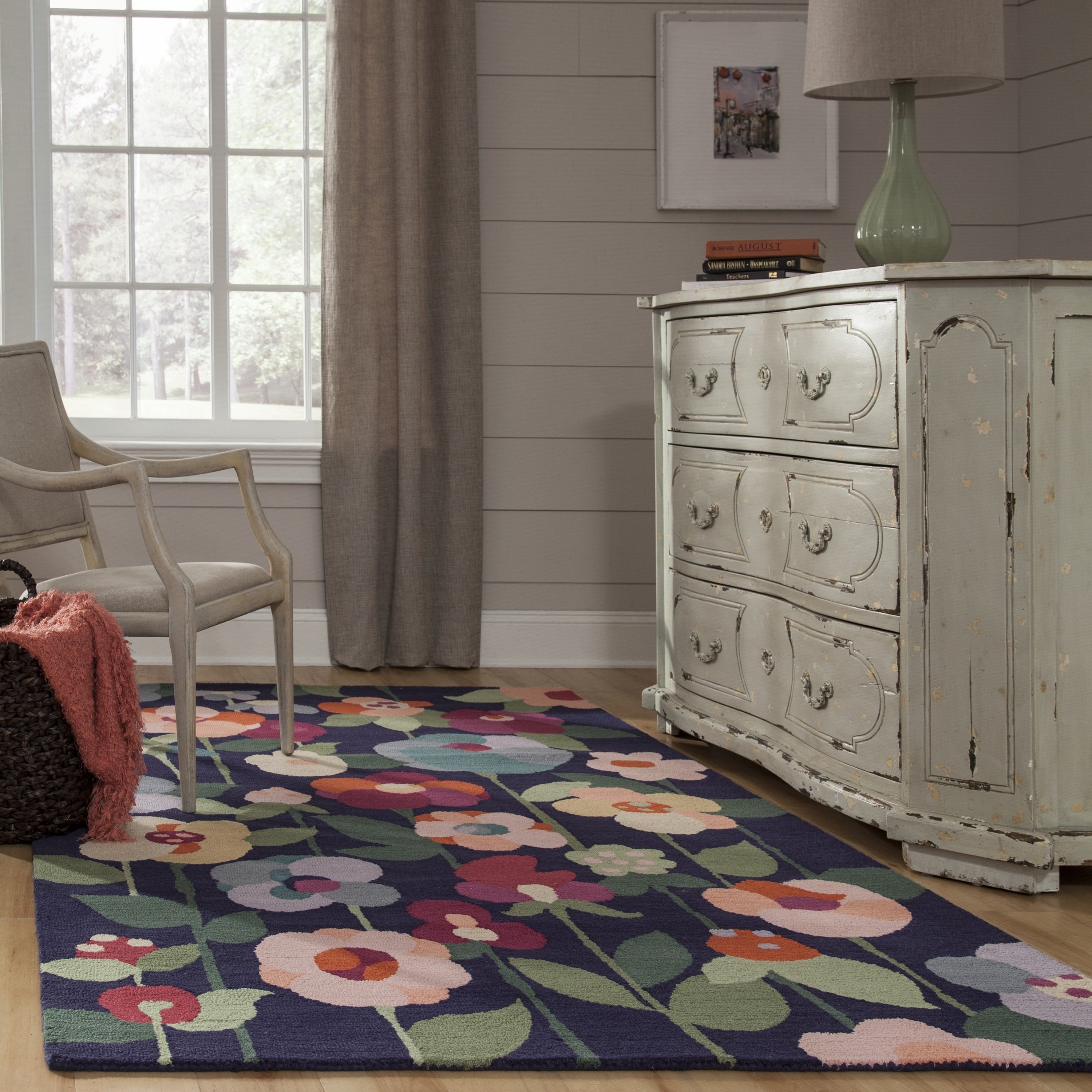 Momeni Newport Navy Hand Tufted Wool Rug 9 X 12 9 X 12