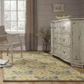 Momeni Newport Yellow Hand Tufted Wool Rug 8 X 10 8 X10