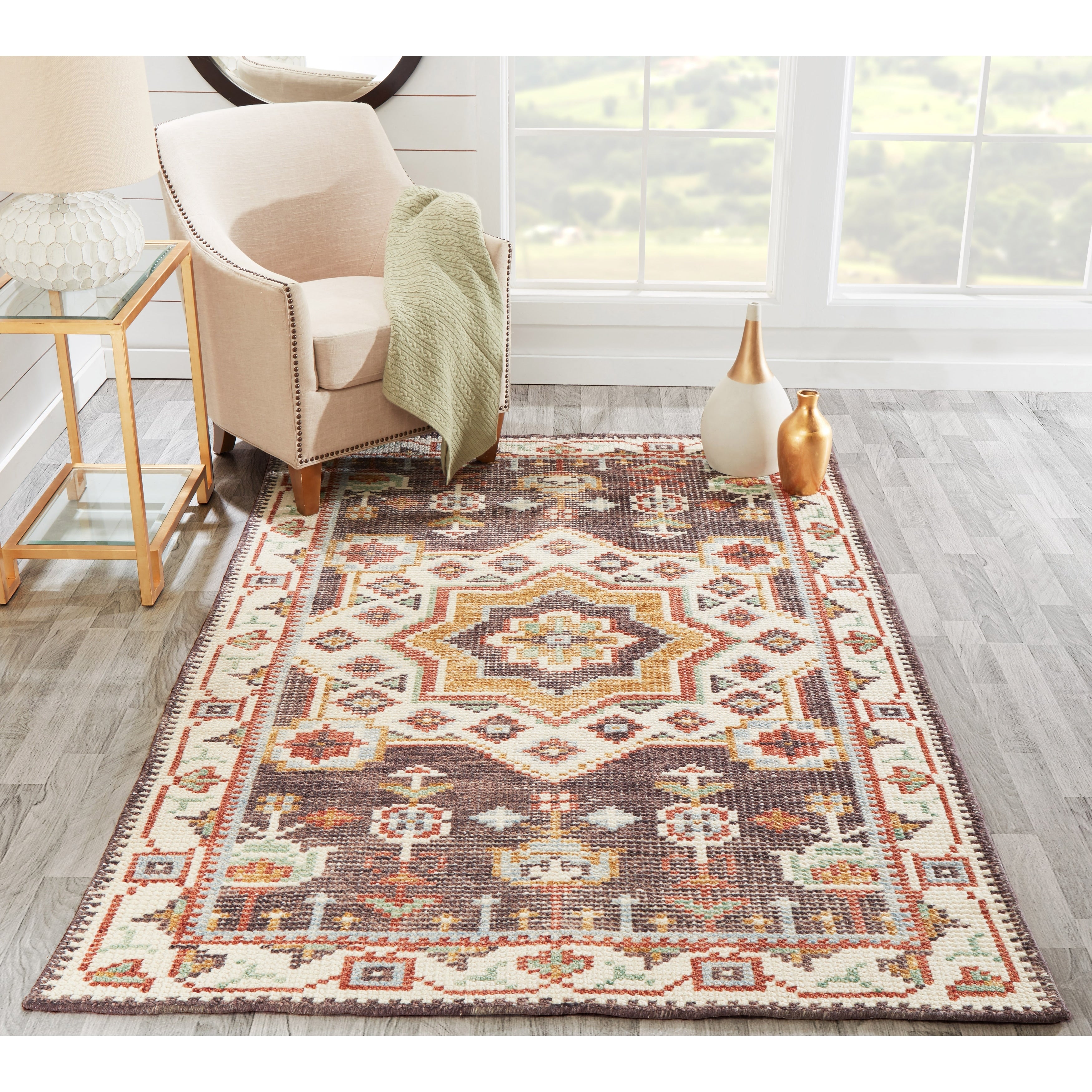 Momeni Ophelia Hand Knotted Tranditional Wool Area Rug