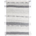 Momeni Otto Hand Woven Geometric Black Indoor Outdoor Rug