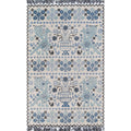 Momeni Tahoe Hand Tufted Wool Blue Area Rug