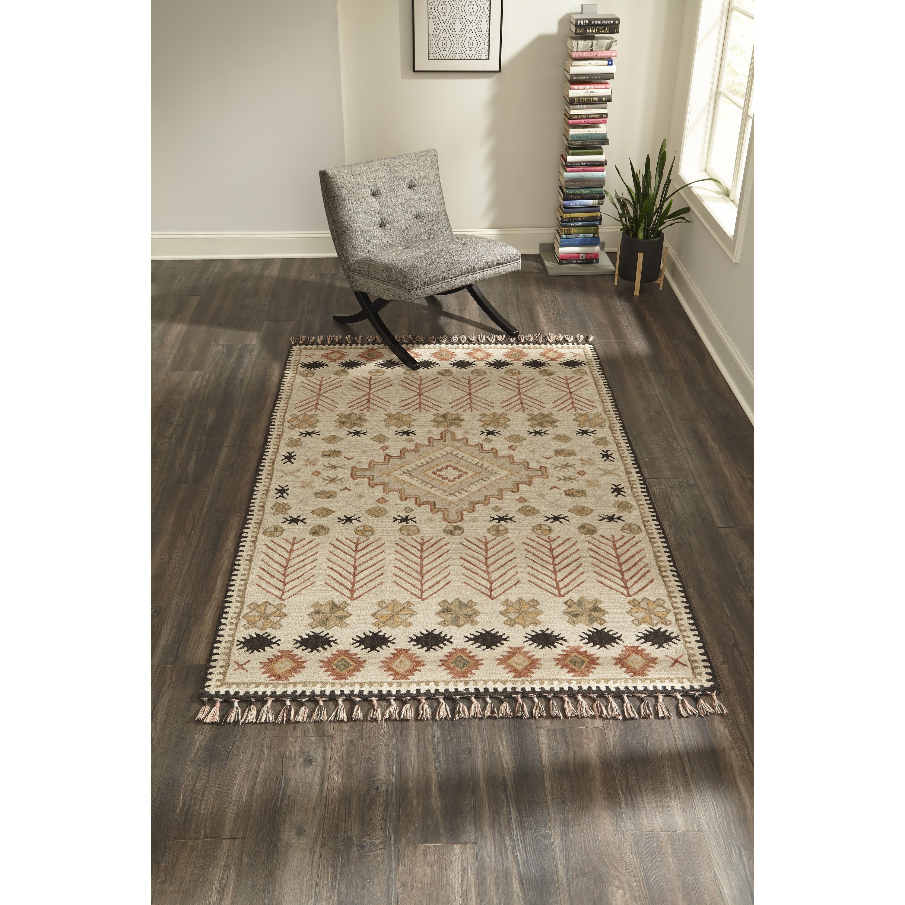 Momeni Tahoe Wool Hand Tufted Multi Area Rug 36 X 56
