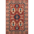 Momeni Tangier Red Hand Tufted Wool Rug 96 X 136