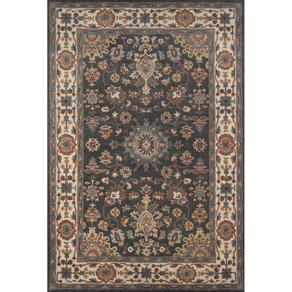Momeni Tudor Grey Hand Tufted Wool Rug 8 X 11 8 X 11