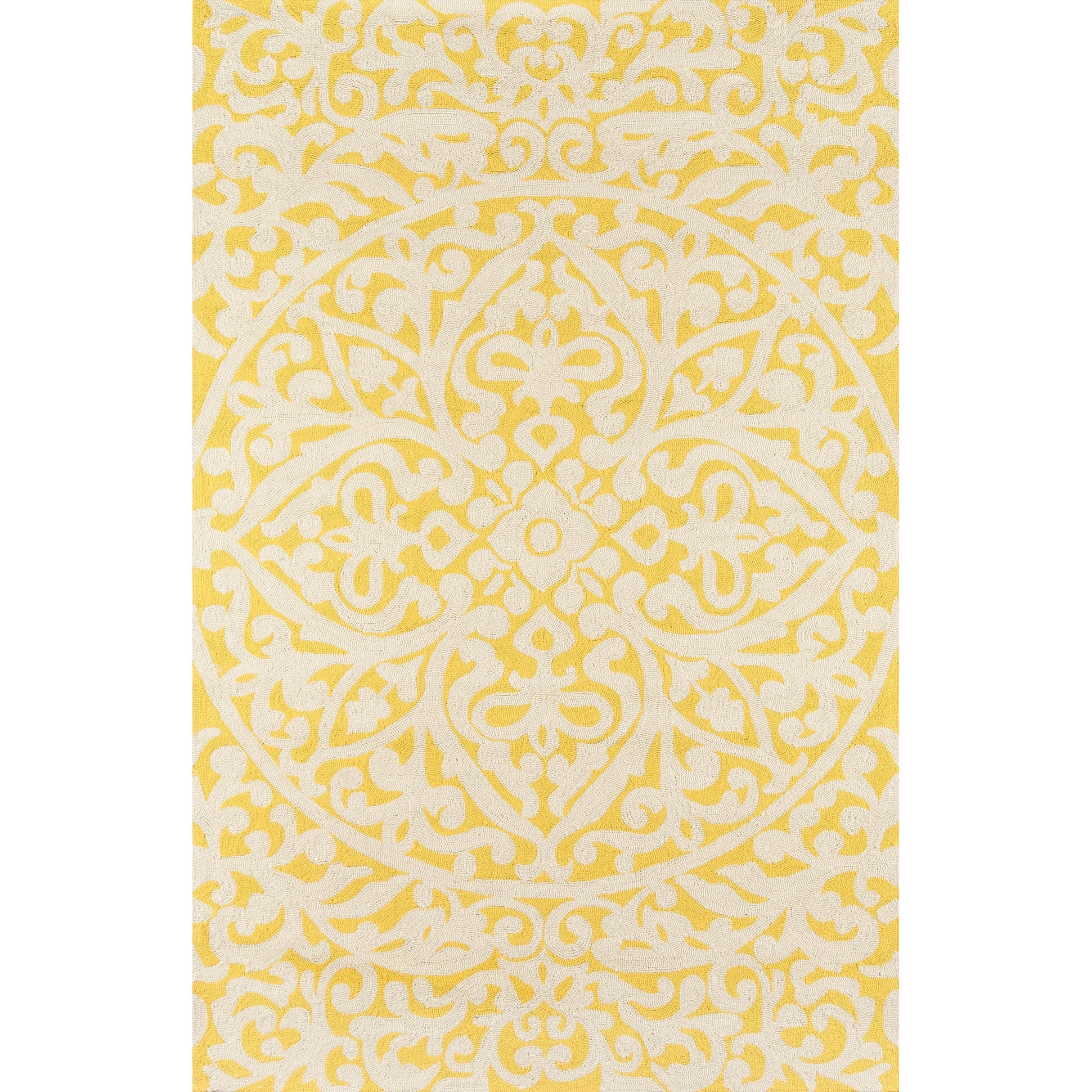 Momeni Veranda Blue Medallion Scroll Indoor Outdoor Rug 8 X 10 8 X 10