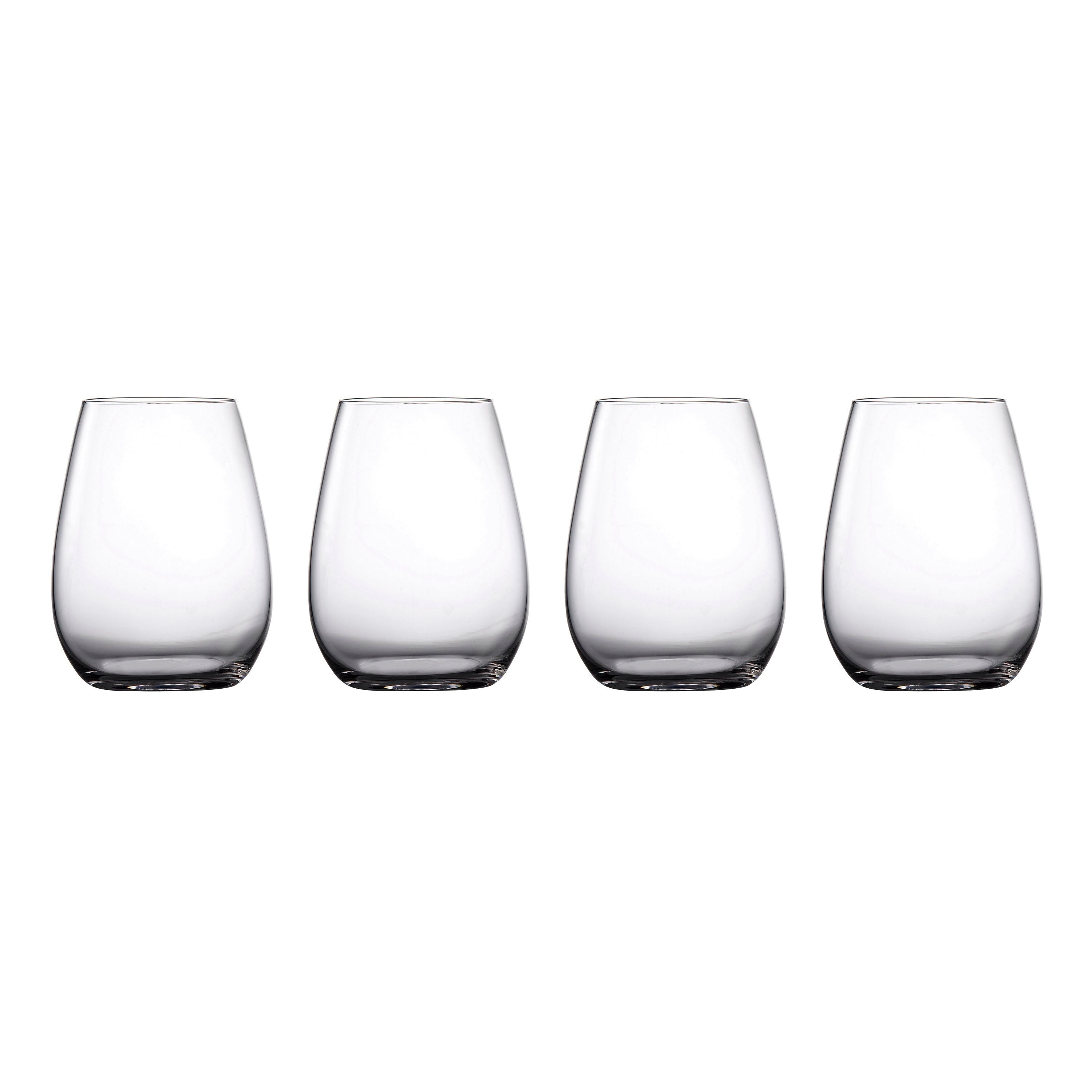 Moments Wine Stemless 18.6 Oz Set 4