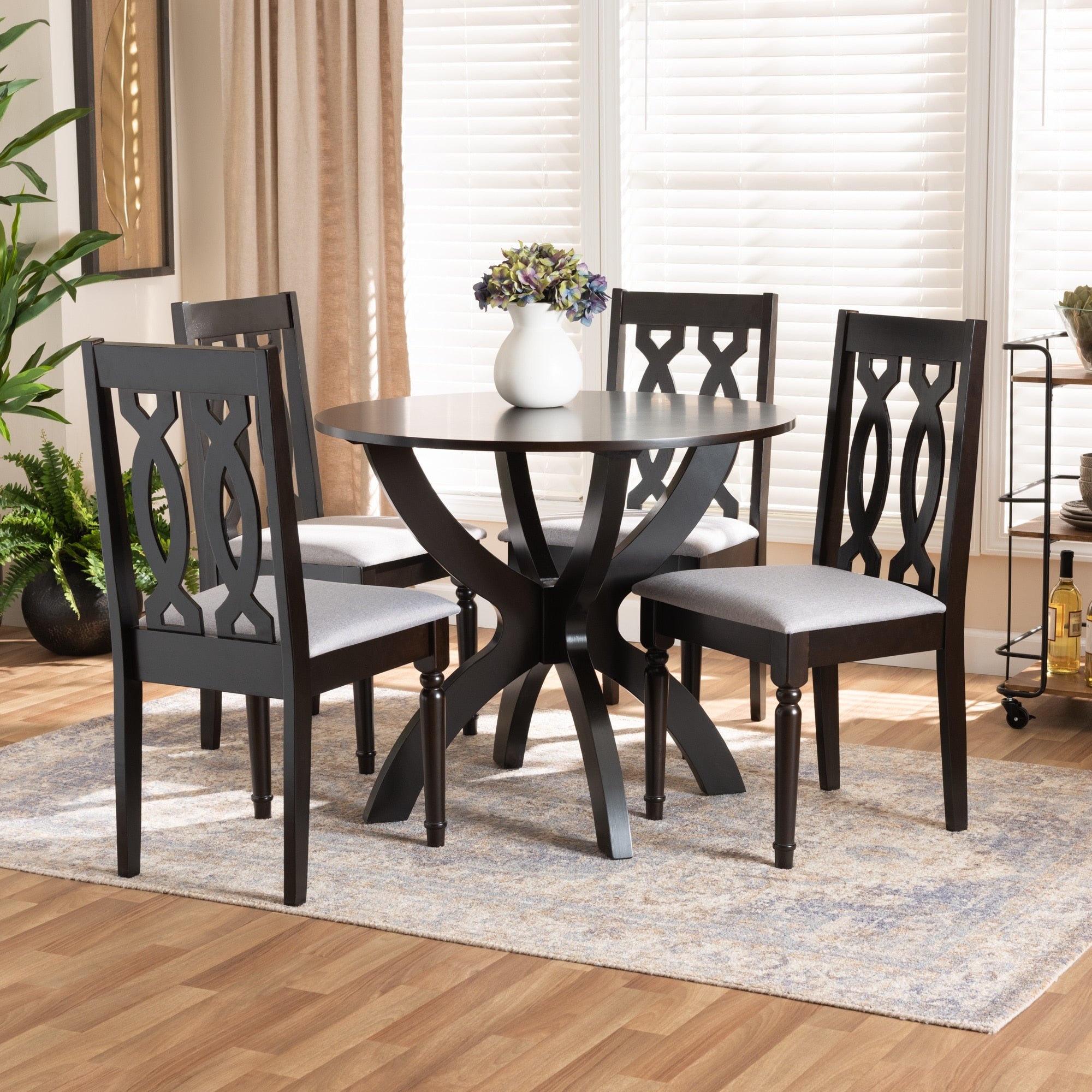 Mona Modern And Contemporary 5 Piece Dining Set