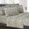 Monaco 6 Piece Patterned Deep Pocket Sheet Set