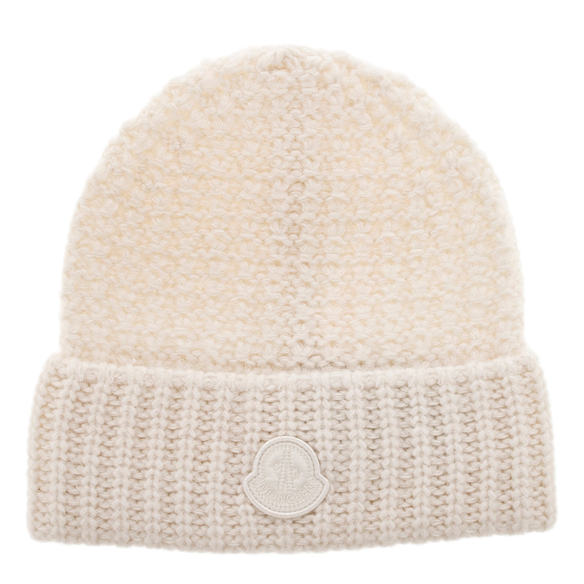 Moncler Beanie In Grament Dyed Wool