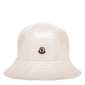 Moncler Logo Patch High Shine Bucket Hat