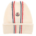 Moncler Tricolor Striped Knit Beanie