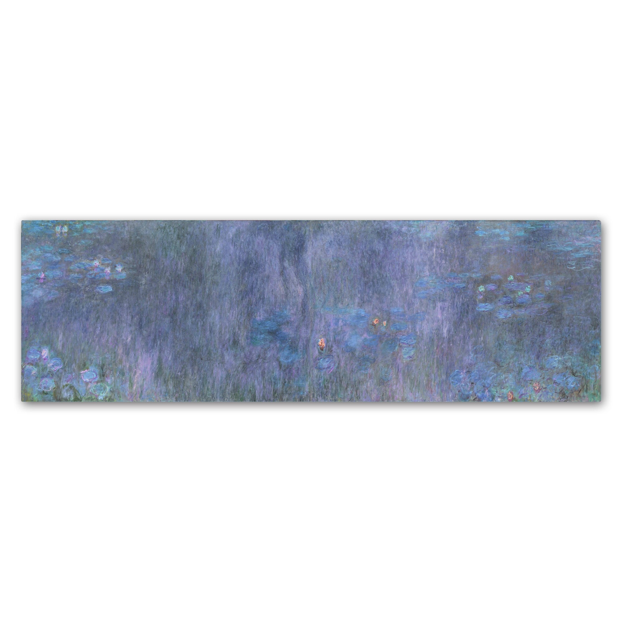 Monet The Water Lillies Tree Reflections Canvas Art