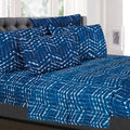 Monroe 6 Piece Patterned Deep Pocket Sheet Set