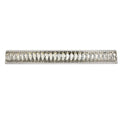 Monroe Collection Wall Sconce L35.4 D2.2 H4.5 Chrome Finish
