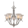 Vaxcel Monrovia 5L Chandelier Brushed Nickel
